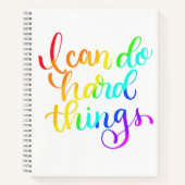 Carnet Je peux faire des choses difficiles 8,5 x 11 (Devant)