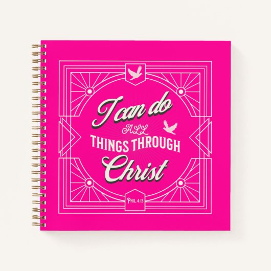 Carnet Je Peux Faire Tout Par Christ (Devant)