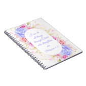 Carnet Je Peux Faire Tout Par Le Christ - Philippiens 4 (Côté Droit)