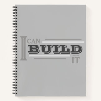 Carnet Je peux le construire (Gray) Planificateur/