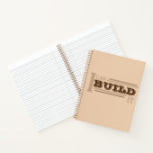 Carnet Je peux le construire (tan) Planner/ (Intérieur)