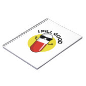 Carnet Je pilule bonne médecine drôle Pun (Côté gauche)
