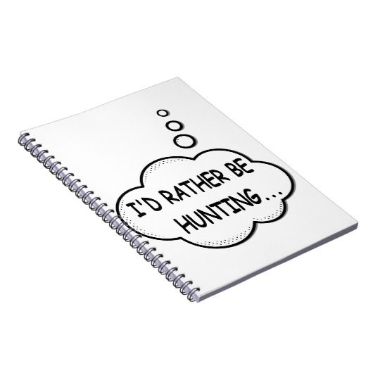 Carnet Je préfère chasser (Côté Droit)