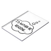 Carnet Je préfère lire (Côté gauche)