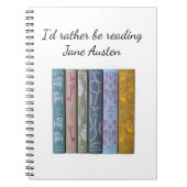 Carnet Je préfère lire Jane Austen (Devant)