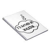 Carnet Je préfère marcher (Côté Droit)