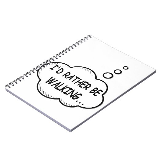 Carnet Je préfère marcher (Côté gauche)