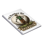 Carnet Je préférerais jouer au golf (Côté Droit)
