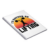 Carnet Je préférerais lever un Bodybuilder de levage de p (Côté Droit)