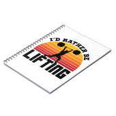 Carnet Je préférerais lever un Bodybuilder de levage de p (Côté gauche)