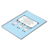 Carnet « Je prendrai soin de mes brebis » (Côté gauche)
