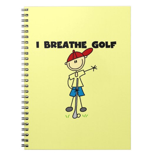 Carnet Je respire Golf (Devant)