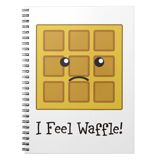 Carnet Je sens Waffle ! (Devant)