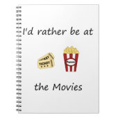 Carnet Je serais plutôt aux films (Devant)