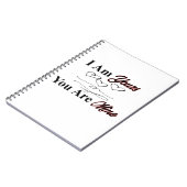 Carnet Je Suis À Toi, Tu Es À Moi. (Côté gauche)