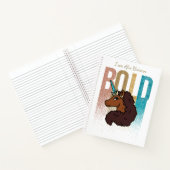 Carnet Je suis Afro Unicorn | Conception de Parties scint (Intérieur)