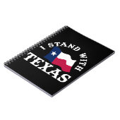 Carnet Je suis avec le Texas (Côté gauche)