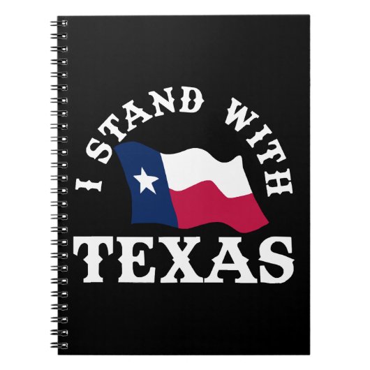 Carnet Je suis avec le Texas (Devant)