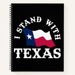 Carnet Je suis avec le Texas