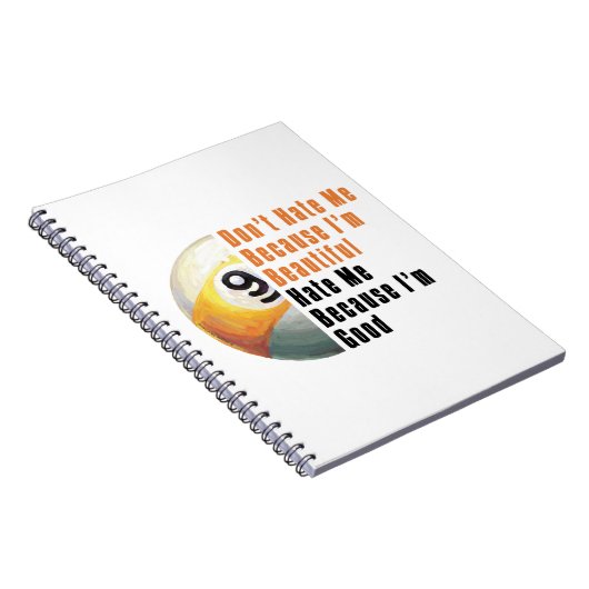 Carnet Je Suis Beau Je Suis Bon 9 Balle (Côté Droit)