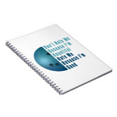 Carnet Je Suis Beau Je Suis Bon Bowling Bleu (Côté Droit)