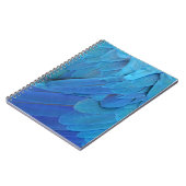 Carnet Je suis bleu - Plumes Macaw (Côté gauche)