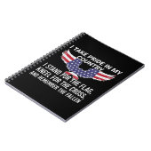 Carnet Je suis fier de mon pays Vétérinaire Patriot Ameri (Côté gauche)