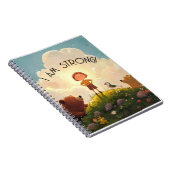 Carnet Je Suis Fort Garçons Affirmation (Côté Droit)