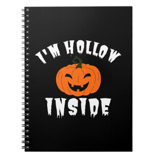 Carnet Je suis Hollow Inside Pumkin Jack-o'-lantern (Devant)