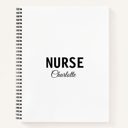 Carnet Je suis infirmière médecin expert ajouter votre no (Devant)