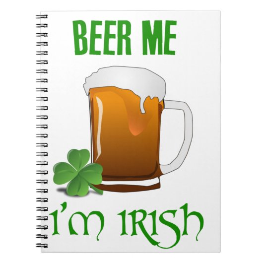 Carnet Je suis irlandais (Devant)