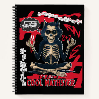 CARNET JE SUIS JUSTE UNE MATHSTER COOL