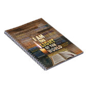 Carnet Je suis la Lumière du Monde - Jean 8:12 (Côté Droit)