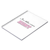 Carnet Je suis la Nouvelle Tshirts et Cadeaux (Côté gauche)