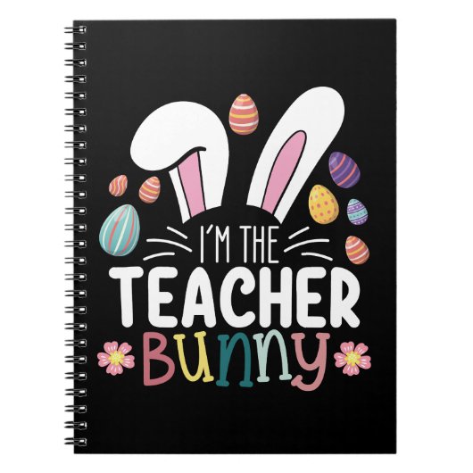 Carnet Je suis le lapin enseignant d'appariement de Pâque (Devant)
