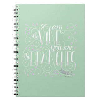 Carnet Je suis le Vin. Vous êtes les branches.