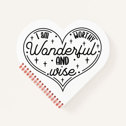 Carnet Je suis magnifique et sage (Devant)