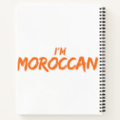 carnet "Je suis marocain" - Fière étudiante maroca (Dos)