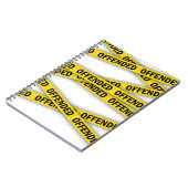 Carnet Je suis offensé que la police ne croise pas (Côté gauche)