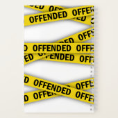 Carnet Je suis offensé que la police ne croise pas (Verso)