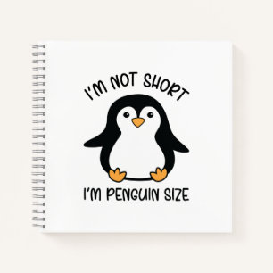 Carnet Je suis Penguin Size, Short Girl Appréciation Day