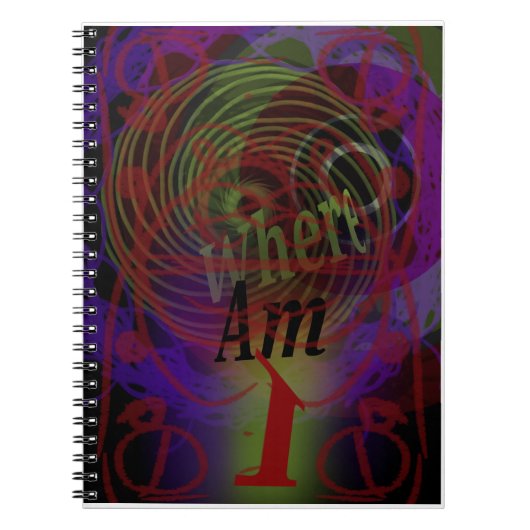Carnet Je suis perdu (Devant)
