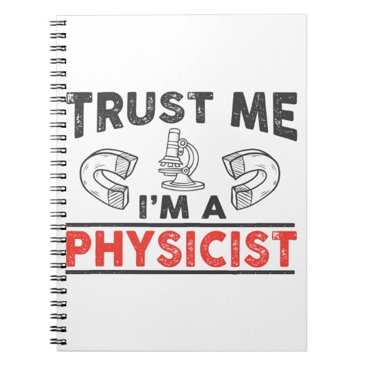 Carnet Je suis physicien (Devant)