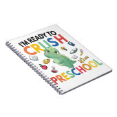 Carnet Je suis prêt à écraser la maternelle retour à l'éc (Côté Droit)