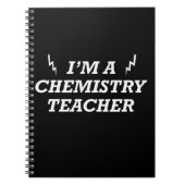 Carnet Je suis professeur de chimie (Devant)