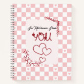 Carnet Je suis riche parce que j'ai toi Saint-Valentin (Devant)