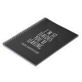 Carnet Je suis si jalouse que tu pars (Côté gauche)