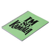 Carnet Je suis si Kamala Brat Green Meme (Côté gauche)