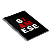 CARNET JE SUIS SIAMESE (Côté Droit)