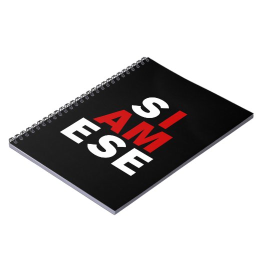 CARNET JE SUIS SIAMESE (Côté gauche)